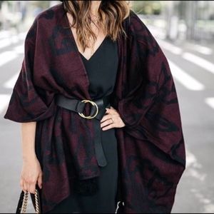 Cleobella X Rachel Zoe Burgundy Sevigny Caplet